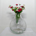 Custom Tall Bubble Glass Ball Flower Vase Centerpieces